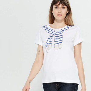 Kate Spade tee shirt t Tromp L'Oeil Graphic